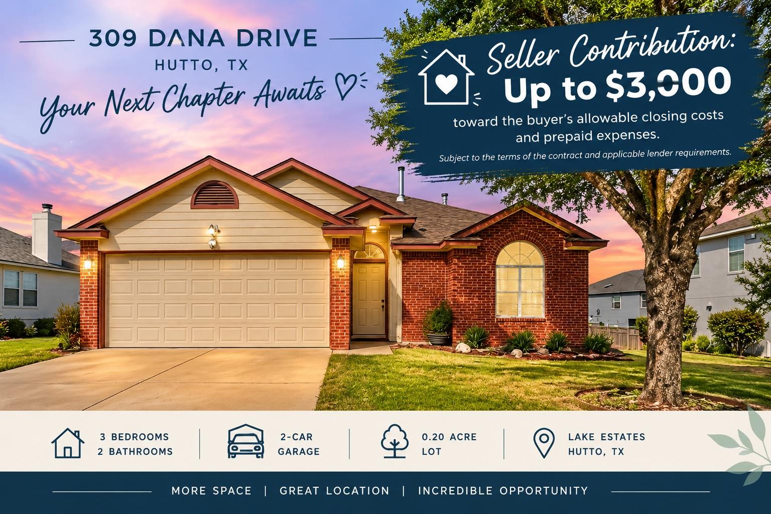 309 Dana Dr, Hutto, TX 78634