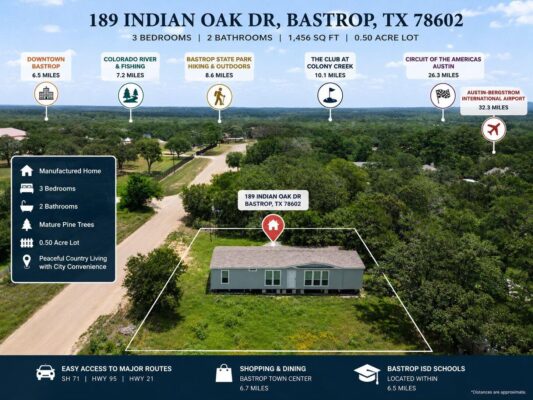 189 Indian Oak Dr #A, Bastrop